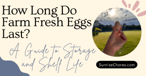 How Long Do Farm Fresh Eggs Last? – Sunrise Chores for Small Animal Farm